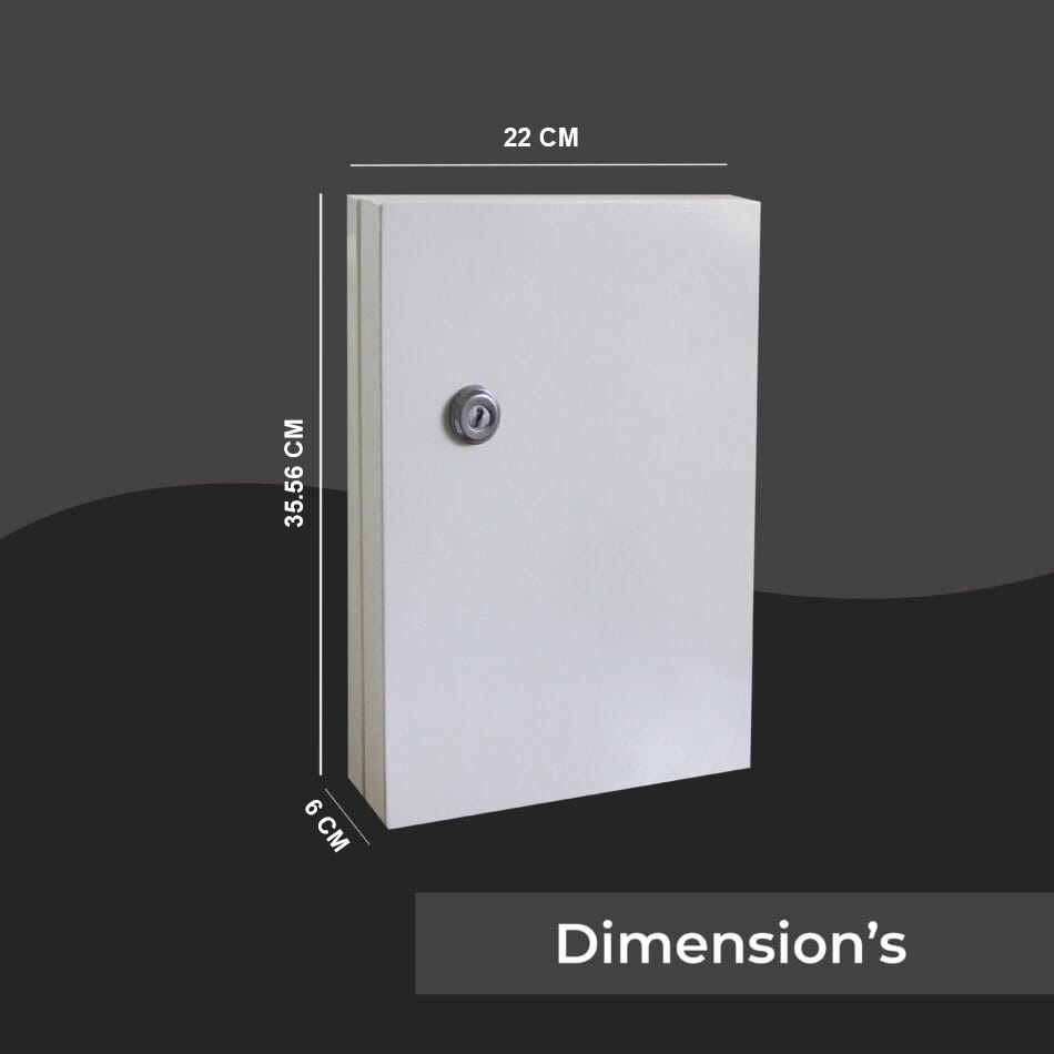 Lockable Key Box White(Free 24 keychains) - Image 7