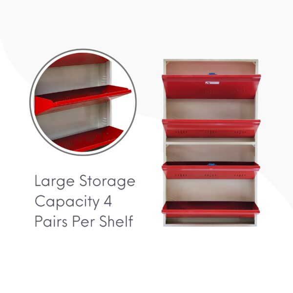 Red Shoe rack