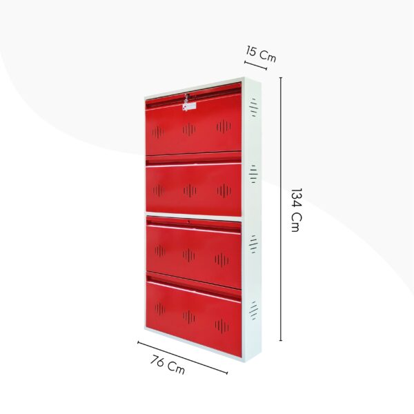 Red Shoe rack